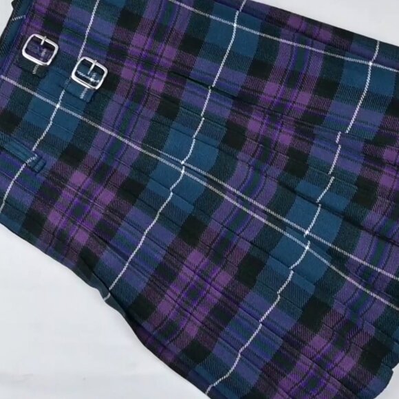 Tartan Men Kilt Pride Of Scottish Traditional Outfit Kilt High-Quality Acrylic - Picture 5 of 11